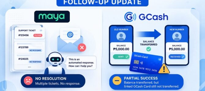 Maya vs GCash Customer Support: A Follow-Up After Weeks of Waiting